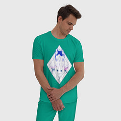 Пижама хлопковая мужская BoJack Horseman, цвет: зеленый — фото 2