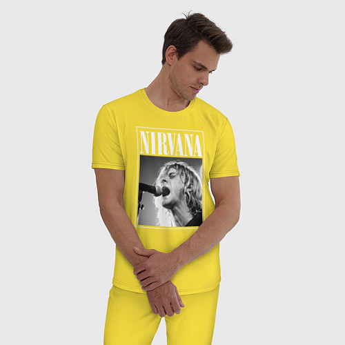 Мужская пижама NIRVANA / Желтый – фото 3