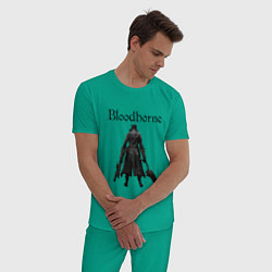 Пижама хлопковая мужская Bloodborne, цвет: зеленый — фото 2