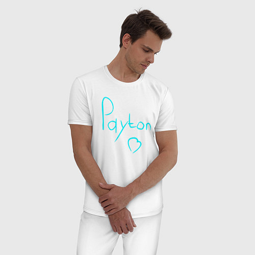 Мужская пижама PAYTON LOVE / Белый – фото 3