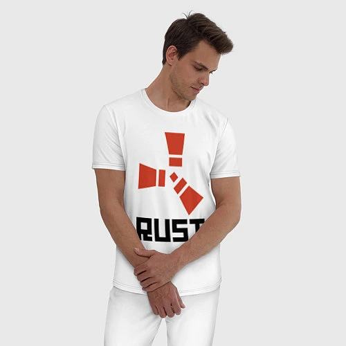 Мужская пижама RUST / Белый – фото 3
