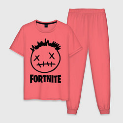 Пижама хлопковая мужская FORTNITE X TRAVIS SCOTT, цвет: коралловый