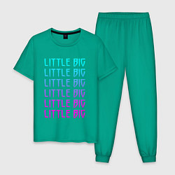 Пижама хлопковая мужская Little big Z, цвет: зеленый