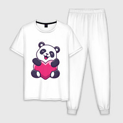 Мужская пижама Панда love