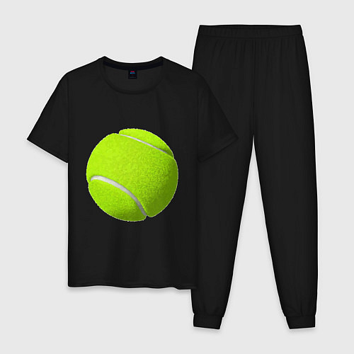 Мужская пижама Теннис / Черный – фото 1
