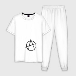 Мужская пижама Я анархист
