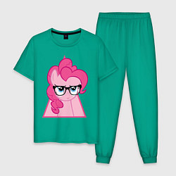 Пижама хлопковая мужская Pinky Pie hipster, цвет: зеленый