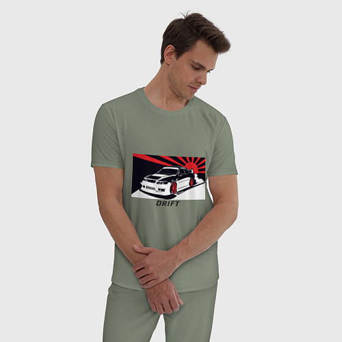 Мужская пижама Дрифт / Авокадо – фото 3