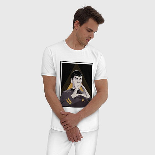 Мужская пижама Spock Z / Белый – фото 3