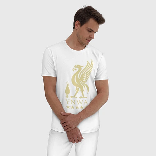 Мужская пижама Liverpool FC / Белый – фото 3