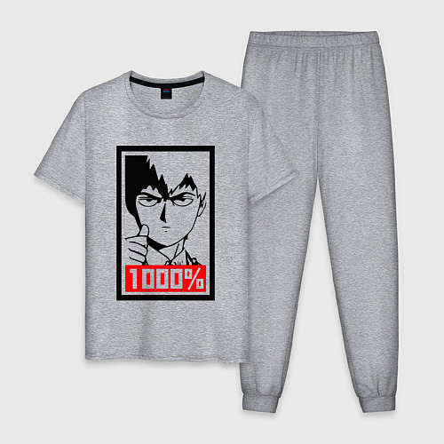 Мужская пижама Mob psycho 100 Z / Меланж – фото 1