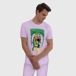 Пижама хлопковая мужская Vamonos pest, цвет: лаванда — фото 2