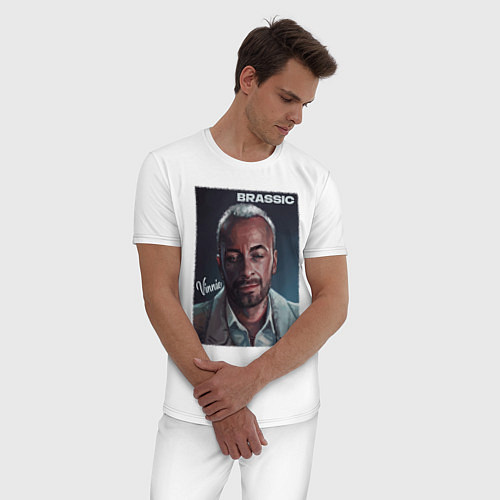 Мужская пижама Голяк Brassic Винни / Белый – фото 3