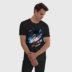 Пижама хлопковая мужская Dragon Ball, цвет: черный — фото 2