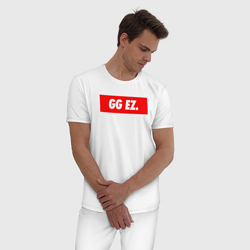 Мужская пижама GG EZ / Белый – фото 3