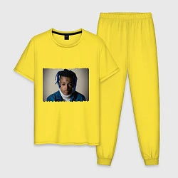 Пижама хлопковая мужская XXXTentacion, цвет: желтый