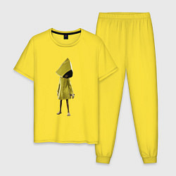 Пижама хлопковая мужская Little Nightmares, цвет: желтый