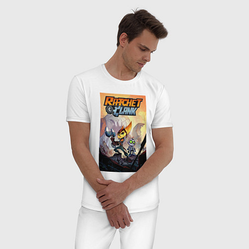 Мужская пижама Ratchet & Clank / Белый – фото 3