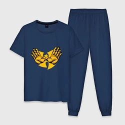 Пижама хлопковая мужская Wu-Tang Forever, цвет: тёмно-синий