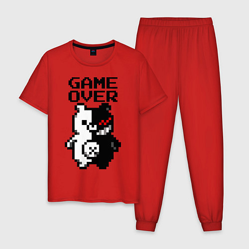 Мужская пижама MONOKUMA GAME OVER / Красный – фото 1