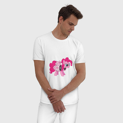 Мужская пижама Pinkie Pie / Белый – фото 3