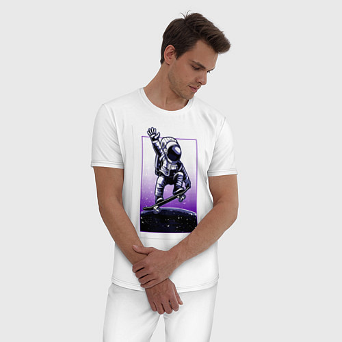 Мужская пижама Atam / Белый – фото 3
