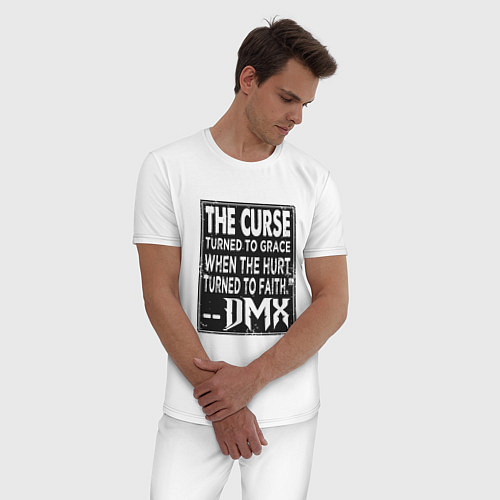Мужская пижама DMX - The Curse / Белый – фото 3