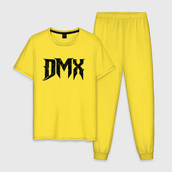 Пижама хлопковая мужская DMX Logo Z, цвет: желтый