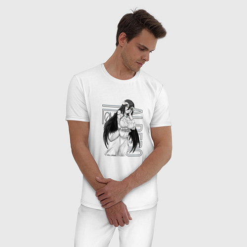 Мужская пижама Альбедо Оверлорд / Белый – фото 3