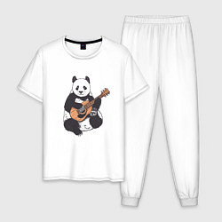 Мужская пижама Панда гитарист Panda Guitar