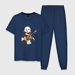 Мужская пижама Панда гитарист Panda Guitar