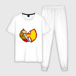 Пижама хлопковая мужская Wu-Tang Sword, цвет: белый