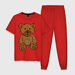 Мужская пижама Плюшевый медведь