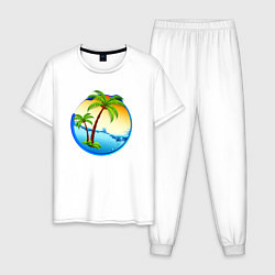 Мужская пижама Palm beach