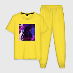 Пижама хлопковая мужская OG BUDA SEXY DRILL, цвет: желтый