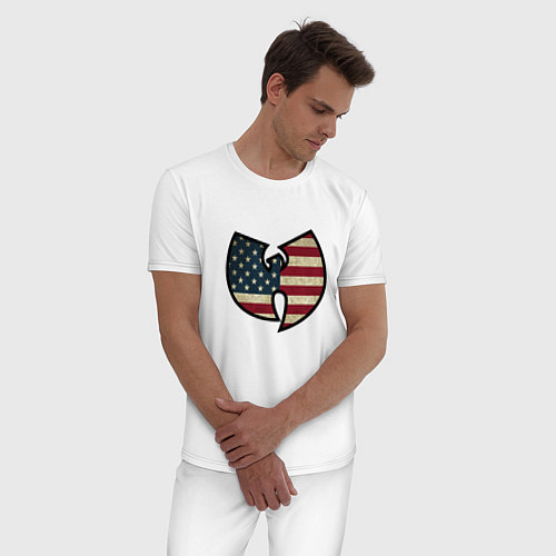 Мужская пижама Wu-Tang USA / Белый – фото 3
