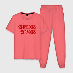 Мужская пижама Dungeons and Dragons Драконы