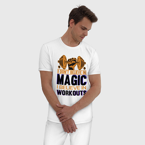 Мужская пижама Magic Workouts / Белый – фото 3