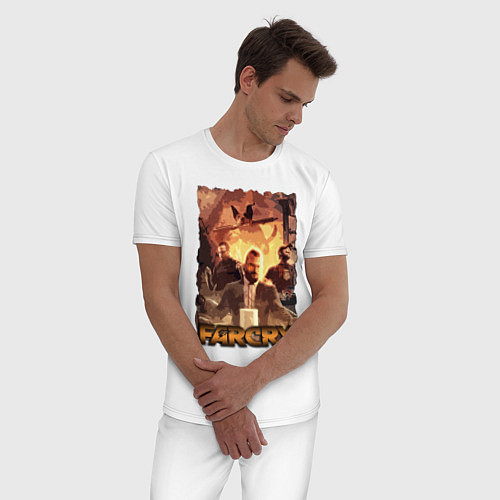Мужская пижама Иосиф Сид FarCry / Белый – фото 3