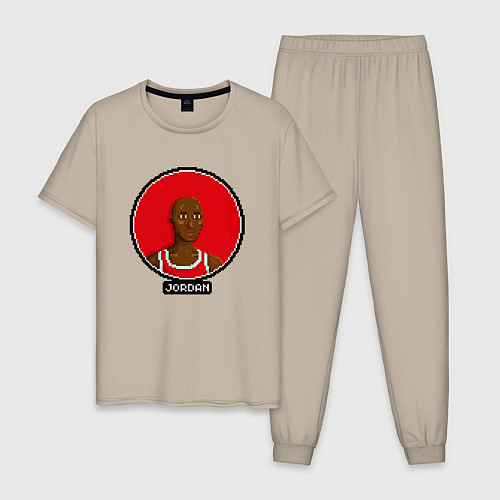 Мужская пижама Retro Jordan / Миндальный – фото 1