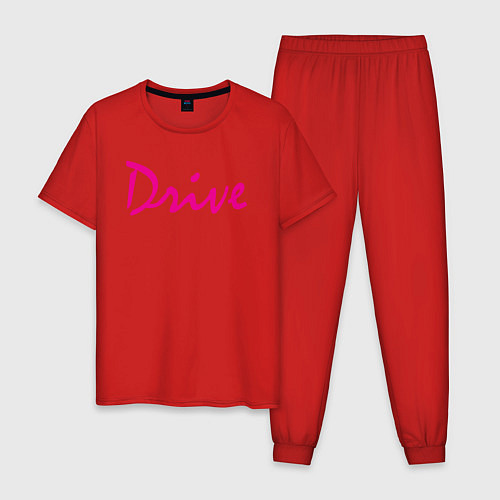 Мужская пижама DRIVE / Красный – фото 1