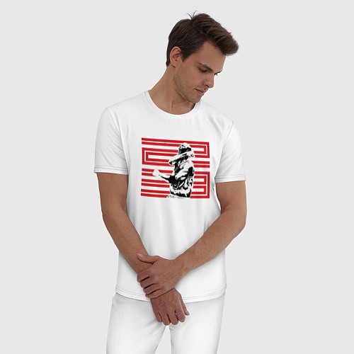 Мужская пижама Jordan Forever / Белый – фото 3