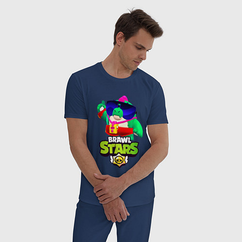 Мужская пижама Базз Buzz Brawl Stars / Тёмно-синий – фото 3