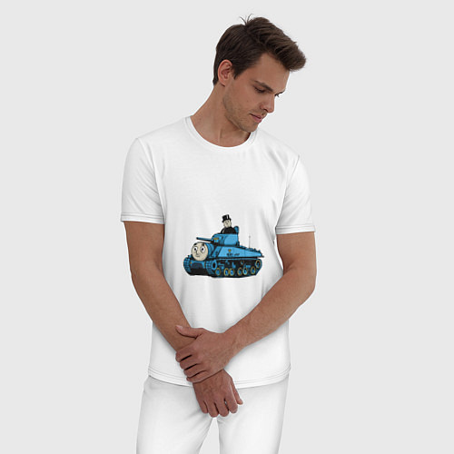 Мужская пижама Thomas The Tank / Белый – фото 3