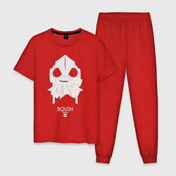 Пижама хлопковая мужская Тинкер из Доты 2, цвет: красный