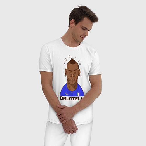 Мужская пижама Balotelli / Белый – фото 3