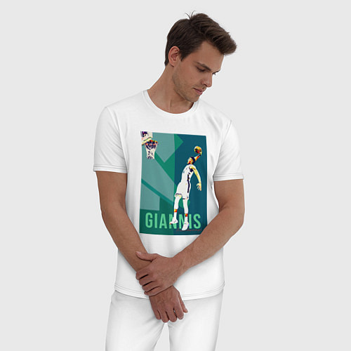 Мужская пижама Giannis / Белый – фото 3