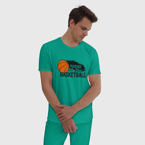 Мужская пижама Basketball Phoenix / Зеленый – фото 3