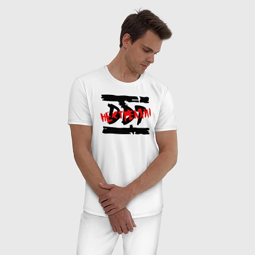 Мужская пижама DDT НЕ СТРЕЛЯЙ! / Белый – фото 3