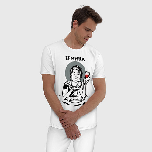 Мужская пижама ZEMFIRA Земфира / Белый – фото 3
